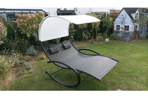 Двуместен люлеещ се шезлонг Rimini Garden Point