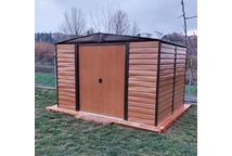 Метална градинска къщичка Woodridge 3,1 x 2,4 м Arrow
