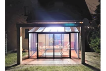 Оранжерии Веранда Санремо Палрам - Канопия 3 x 4,25 м сиво