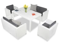 Техноратанов комплект Colorado Apetito 6 бяло Bica