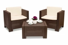 Техноратанов комплект Colorado Terrace 2 кафяв Bica