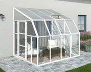 Зимна градина Sun Room Palram - Canopia 2,58 x 2,6 m бяла