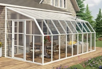 Зимна градина Sun Room Palram - Canopia 2,58 x 5,7 m бяла