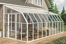 Зимна градина Sun Room Palram - Canopia 2,58 x 6,32 м бяла